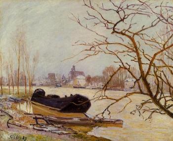 阿爾弗萊德 西斯萊 The Loing at High Water 阿爾弗萊德 西斯萊 The Loing at High Water